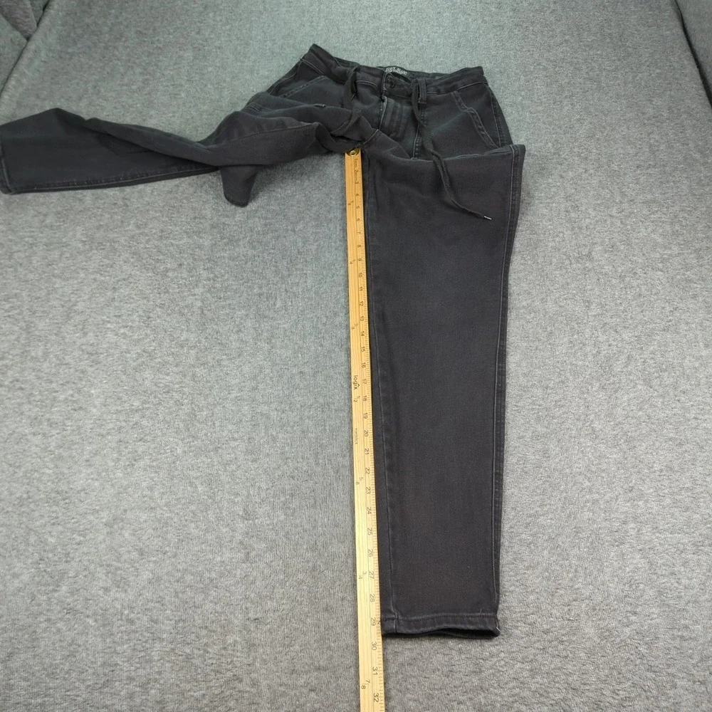 Judy Blue Jeans Womens‎ 28 Black Joggers High Rise Casual Tapered